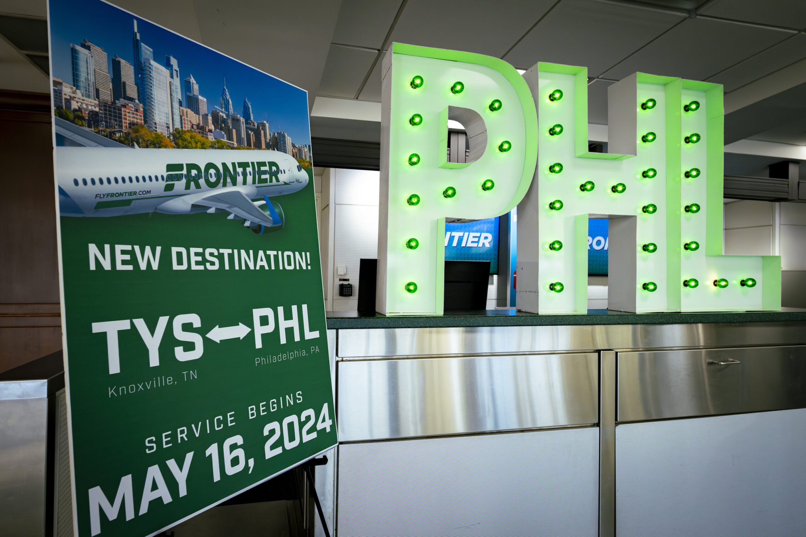 Frontier Adding New Flights to Philadelphia