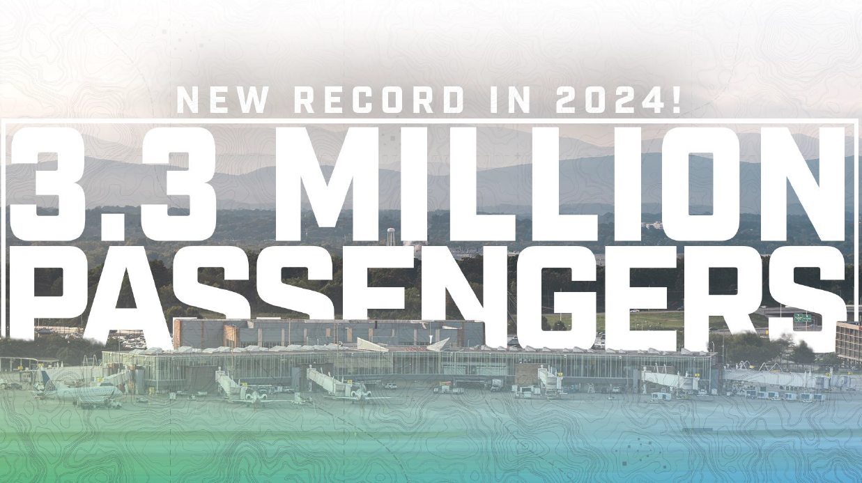 TYS Serves 3.3M Passengers in 2024