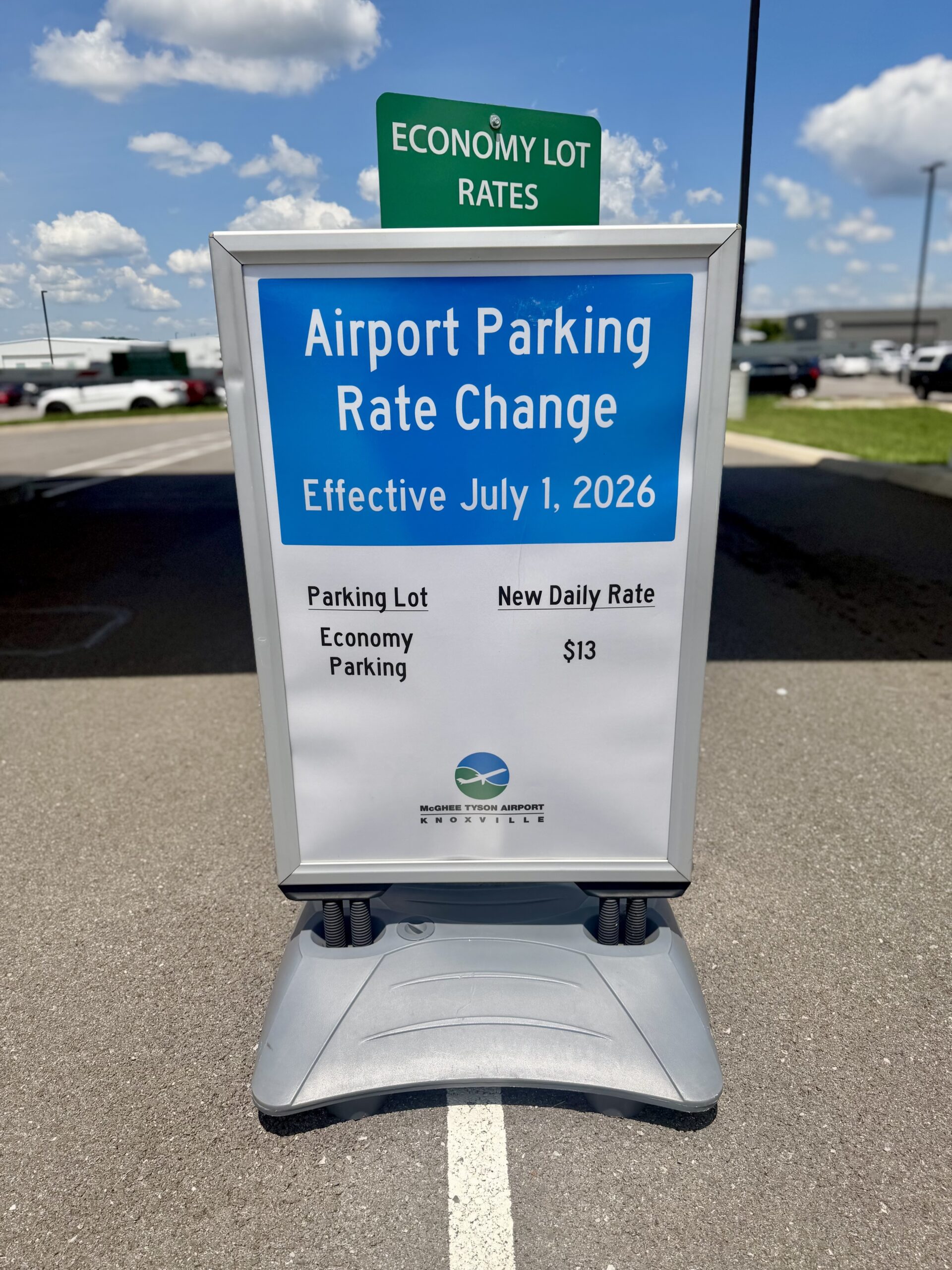 Economy Parking Rate Update Effective July 1